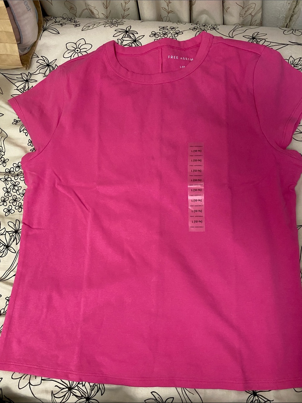Hot Pink Short Sleeve Tee